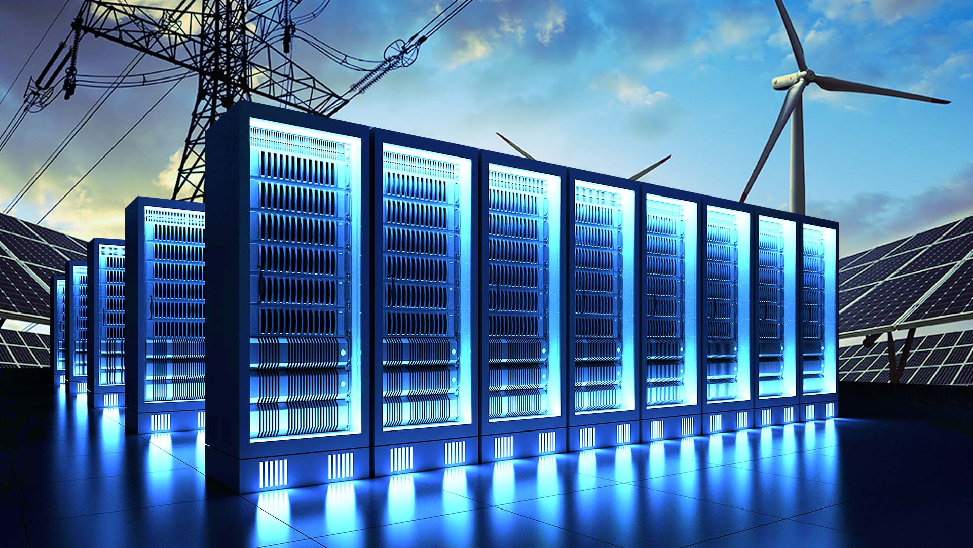 large data centers set up in remote locations